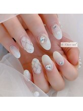 チャコネイル(chaco-nail)/ホワイトキルティングnail