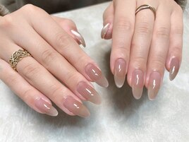 ワンカラー/マグネットネイル