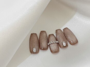 プティ アイビューティ 北浜店(peTiT eyebeauty)/マグネットネイル シンプル