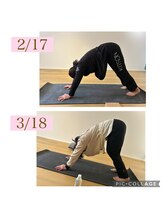 リボーン アオヤマ(Re-born aoyama)/お客様のポーズの変化