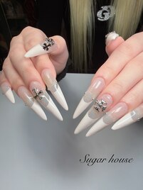 ヌーディーカラーフレンチネイル