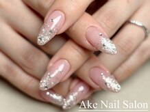 アケネイル 錦糸町店(Ake Nail)/【チップ長さだし】ラメ/パール