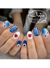 ジュジュ(Juju)/サッカー応援ネイル