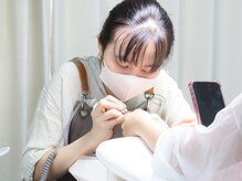 CHERRY NAILS大塚南口店【パラジェル/フィルイン/持ち込み/マグネット/長さだし】の雰囲気（丁寧な施術を心がけています♪）