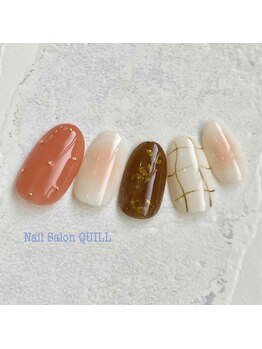 ネイルサロン クイル(QUILL)/6月オレンジ(1)