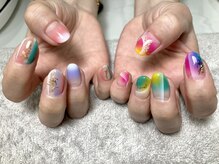 ラキネイル(LAKI Nail)/夏リゾートネイル