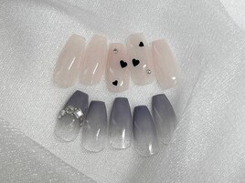 シンプルネイル　オフィスネイル