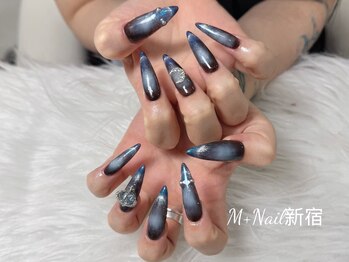 エムプラスネイル 新宿(M+Nail)/長さ出し★持ち込みデザイン
