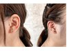 [耳元可愛く]耳つぼジュエリーつけ放題/ダイエット、リフトアップ、自律神経