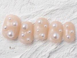 シンプルベージュパール7760yen