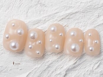 ジェミーネイル エビス(Jemiy nail ebisu)/シンプルベージュパール7760yen