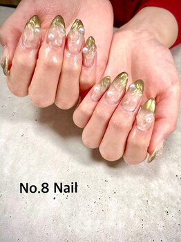 ナンバーエイトネイル(No.8 Nail)の写真/トレンド・ニュアンス・ワンホンなど…やりたいデザインがある方必見!!施術経験豊富なネイリストにお任せ♪