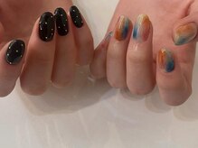 アイネイルズ 天神今泉店(I-nails)/【kanako.m】カラフルニュアンス