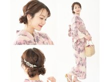 アトリエはるか 京都ポルタ店の雰囲気（浴衣着付け、ヘアセットもしております！）