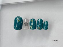 アンドラッシュ アンドネイル 本郷三丁目駅前店(and lash/and nail)/シンプル全体アート/ベーシック