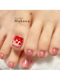 ハートフットネイル