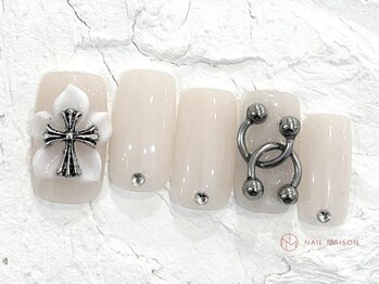 ネイルメゾン 池袋店(NAIL MAISON)/メタルフラワー¥11000