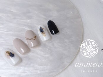 ネイルスタジオ アンビエント 表町店(Nail Studio ambient)/定額シンプルアート【2月】