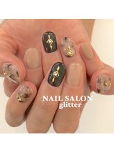 ネイルサロン グリッター(NAIL SALON glitter)/秋ネイル