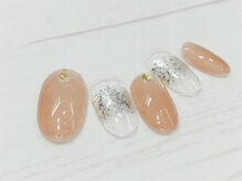 ネイルアンドまつ毛エクステ ルーナ イオン相模原店/定額　ジェルネイル　7500