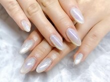 ネイルサロン オー(Oh!)/夏色カラー♪マグネットネイル