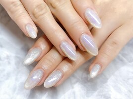 秋色カラー♪マグネットネイル