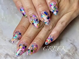 ホログラムアクリルスカルプ