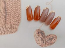 ネイルサロン&スクール ジーナ(GINA)/12月シンプルナチュラルカラー