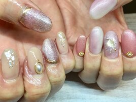 【パラジェル】春カラーネイル