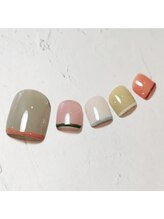 フレイムス アイラッシュ アンド ネイル(FRAMES)/マルチカラースキニーフット♪