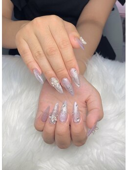 ヘブン ネイル 鶯谷(HEAVEN Nail)/パープルグリッター