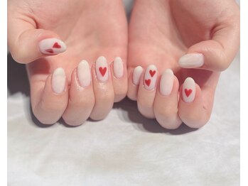 ルヒアネイル イオン戸畑ショッピングセンター店(Ruhia Nail)/ハートアートネイル