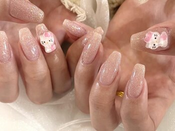アイネイルズ 渋谷店(I nails)/【Yuki.f】キティーラメ