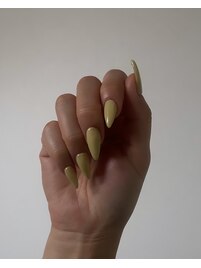くすみグリーンピスタチオ透け感