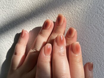 ソリッドカラー(solid color)/hand nail