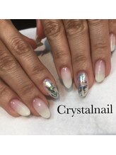 クリスタルネイル ボンベルタ橘店(CRYSTAL NAIL)/グラデーション×フィルム