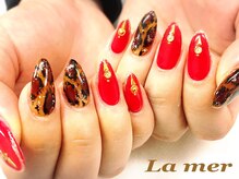ラメール(La mer)/がっつりレオパードネイル★
