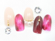 ネイルサロン ロゼオ(Nail salon Roseo)/■渋谷>7990円/ニュアンス