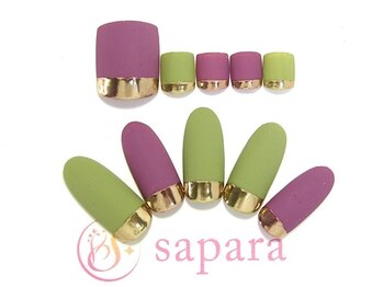 津田沼ネイルサロン サパラ(sapara)/ハンドフットセット定額¥11,499