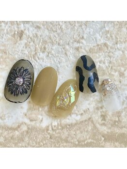 ネイルサロン クイル(QUILL)/８月マット（１）