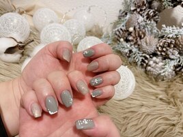 クリスマスネイル/冬ネイル