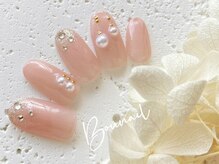 ネイルアンドアイラッシュ ボネール 銀座店(lash Bounail)/エレ　ガーリー　ラメ　8980円