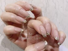 モルフォネイル(Morpho nail)/ガラスフレンチ