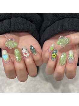 ビューティマーケット アングゥ(BEAUTY MARKET ungu)/推しネイル