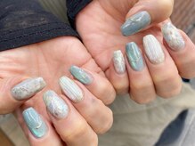 ネイルアルケー(Nail ARCHE)/天然石×バカラネイル