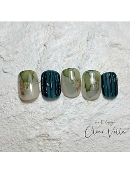 ネイルサロンクリアヴィラ(nail salon clear villa)/nuance art¥11000
