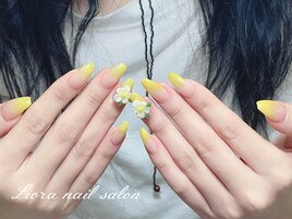 長さだし、色グラデーション、夏