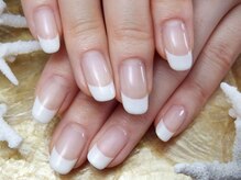 アイラッシュアンドネイル専門店 クラル(CURAR)/フレンチネイル￥6980