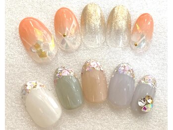 ヘアアンドネイル ピーファイブ(P-five)/定額コースネイル