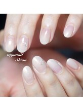 たゆ ネイル(たゆnail)/ホワイトグラデーションネイル